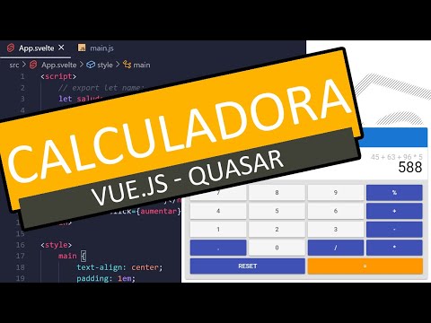 Calculadora [Javascript + Vue.js 3 + Quasar]