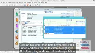 Sales Invoicing and Sales Quotation