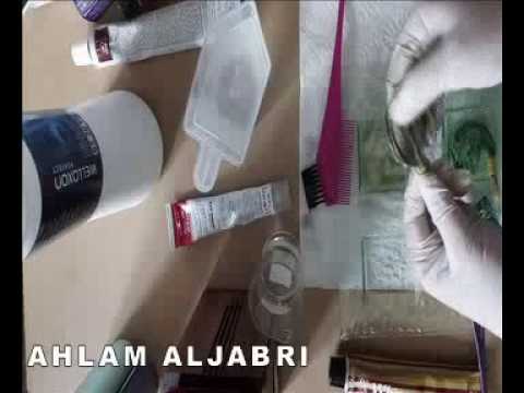 كيفية تحويل الشعر للون الاخضر للمبتدئين