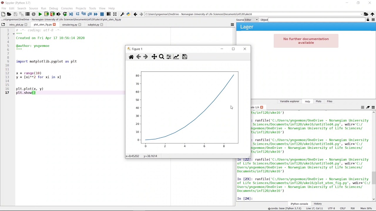 Plotting i Python (Del 3) - YouTube