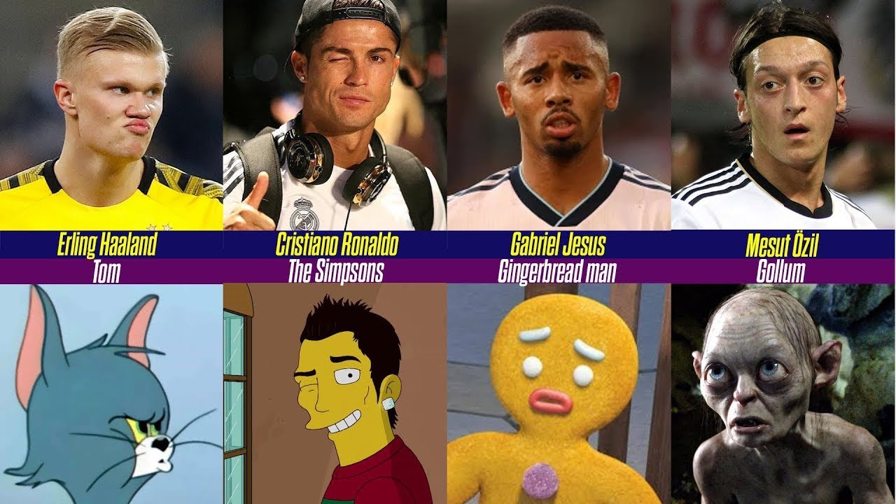Top - 20 famous Football players who look like cartoon characters  ( Part - 2 )