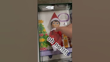 oh no!!!! I touched the elf on the shelf#shorts#cringe