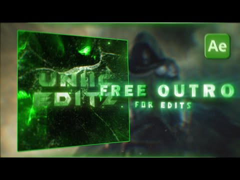 OUTRO GIVEAWAY FOR YOUR EDITS 💚| After effects | Tutorial for after effects #aftereffects