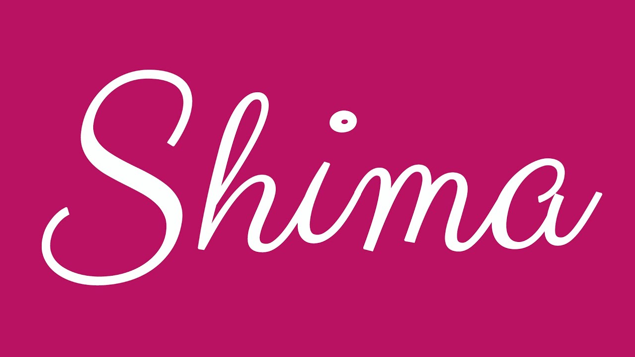 Learn how to Write the Name Shima Signature Style in ...