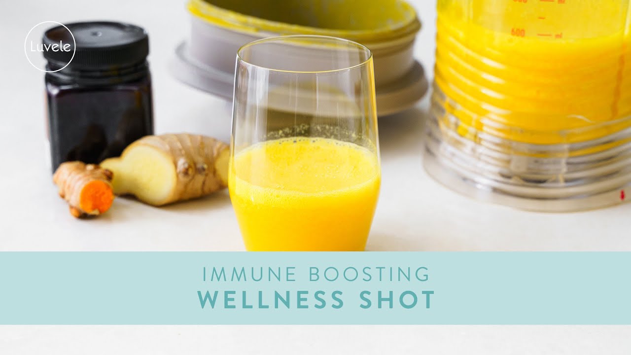 Homemade immune boosting wellness shot - Luvele US