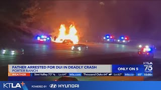 Father arrested for alleged DUI in fatal crash with family in car