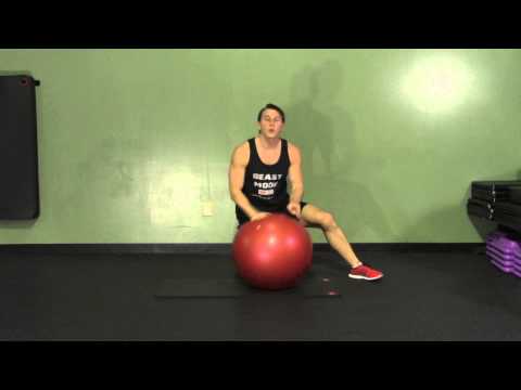 Stability Ball Reverse Hyper - HASfit Low Back Exercises - Lower Back Exercise