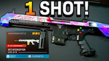 NEW 1 SHOT MTAZ INTERCEPTOR is BREAKING MW3 after UPDATE! (Best "MTZ INTERCEPTOR" Class Setup)