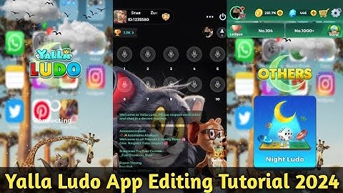 Yalla Ludo App Editing Tutorial | Apni Marzi Se Yalla Ludo K Room Ki  Theme Lagayen |