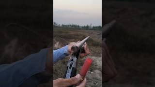 12 Gauge Shell Smoking Hot After Firing!