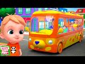 Fun Wheels on The Bus Go Round And Round + Popular Nursery Rhymes for Babies