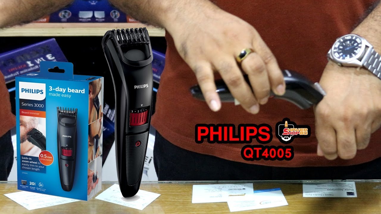 tornillo Asco Accor Philips QT4005 Beard Trimmer | Razor Lower Price - Quick Review (Shaver  Shop Bangladesh) - YouTube