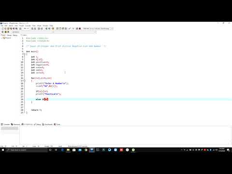 Input 20 Integer And Print Positive Negative Even And Odd Numbers!