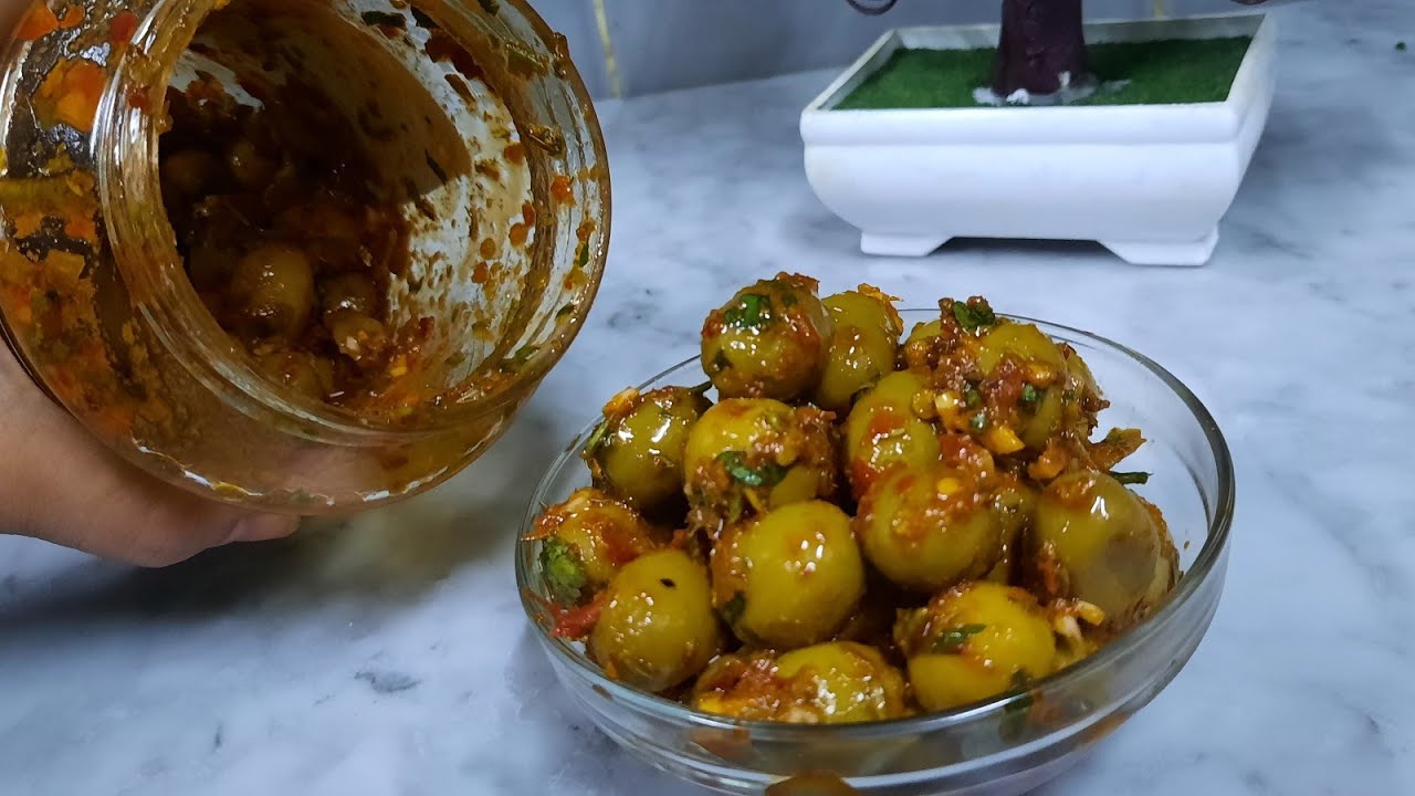 طريقة تحضير زيتون مشرمل بالحار😍 😋😋
