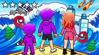 Surviving The Biggest TSUNAMI in GTA 5...