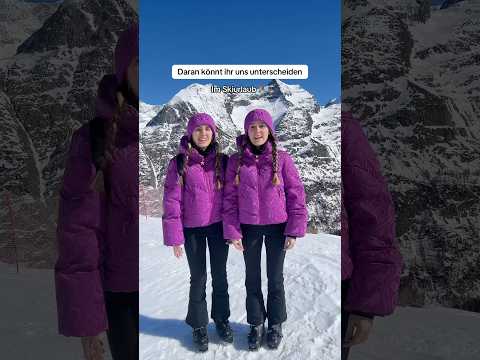 Daran könnt ihr uns unterscheiden 👯‍♀️ #unterschiede #twins #zwillinge #dance