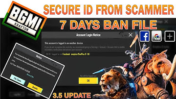 This account is logged in on another device bgmi | how to ban bgmi id for 7 days direct | 7 days ban