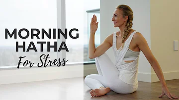 30 Min Morning Hatha Yoga | Morning Yoga Routine for Stress Relief