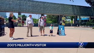 Omaha Henry Doorly Zoo welcomes its one-millionth guest Friday