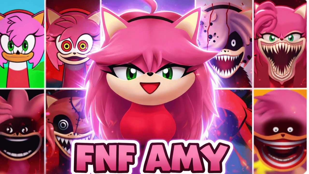 My New Sprunki OC: Amy Rose / NEW PHASE 9 (FNF AMY)
