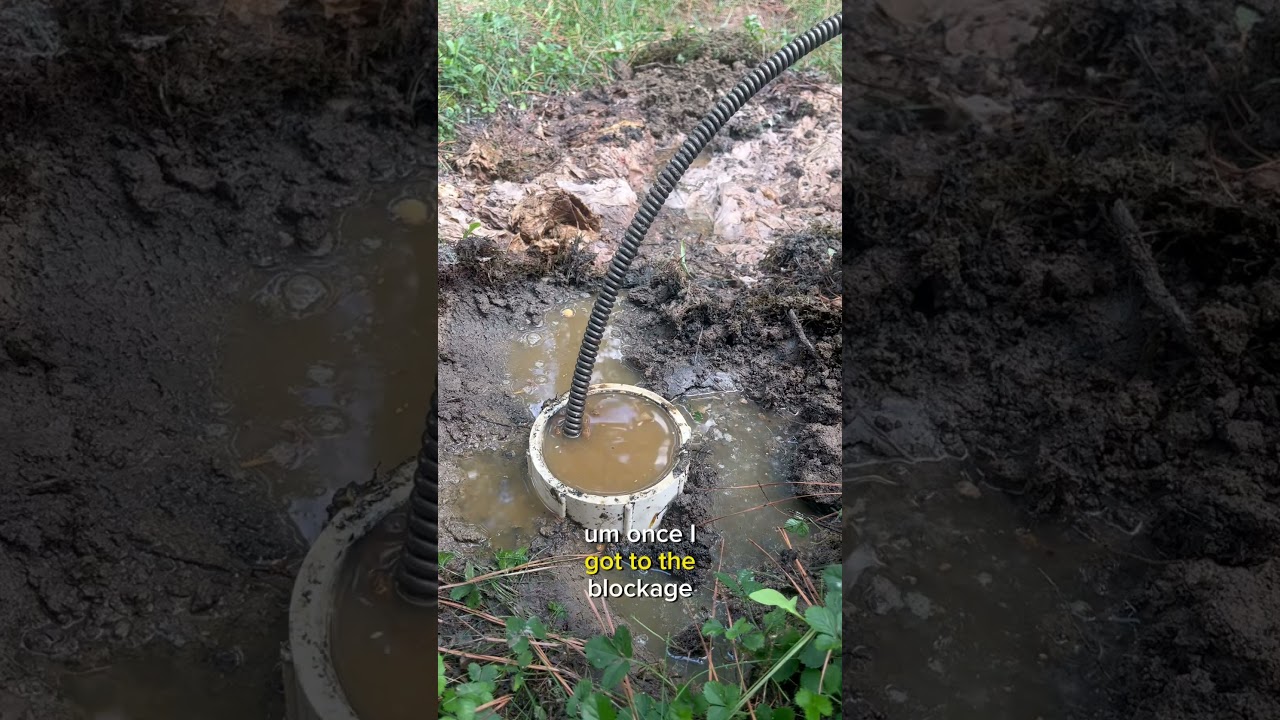 Засор в сливной трубе из-за салфеток! Как прочистить слив #шорты #сантехника #видеоосантехнике