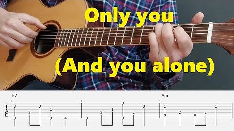 Thumbnail of Only you (And you alone) - The Platters - Fingerstyle Guitar Tutorial tabs and chords