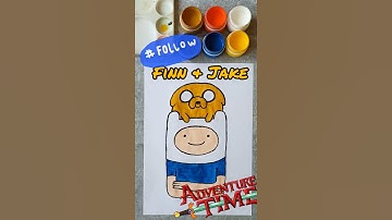 How to draw Finn & Jake | Adventure Time | Drawing for kids | Рисуем Фина и Джейка Время приключений