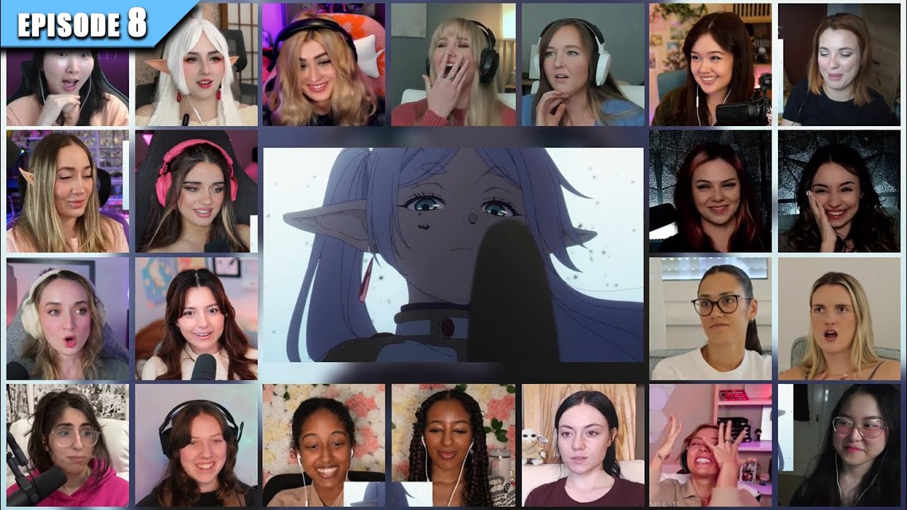 [Girls React] Frieren: Beyond Journey's End Episode 8 Reaction Mashup | 葬送のフリーレン