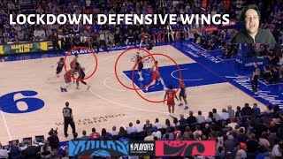 JOSH HART and OG ANUNOBY are the 2 best defensive wings in the playoffs by a lot