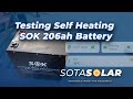 Sok 206ah heated battery test   charging lithium battery below freezing