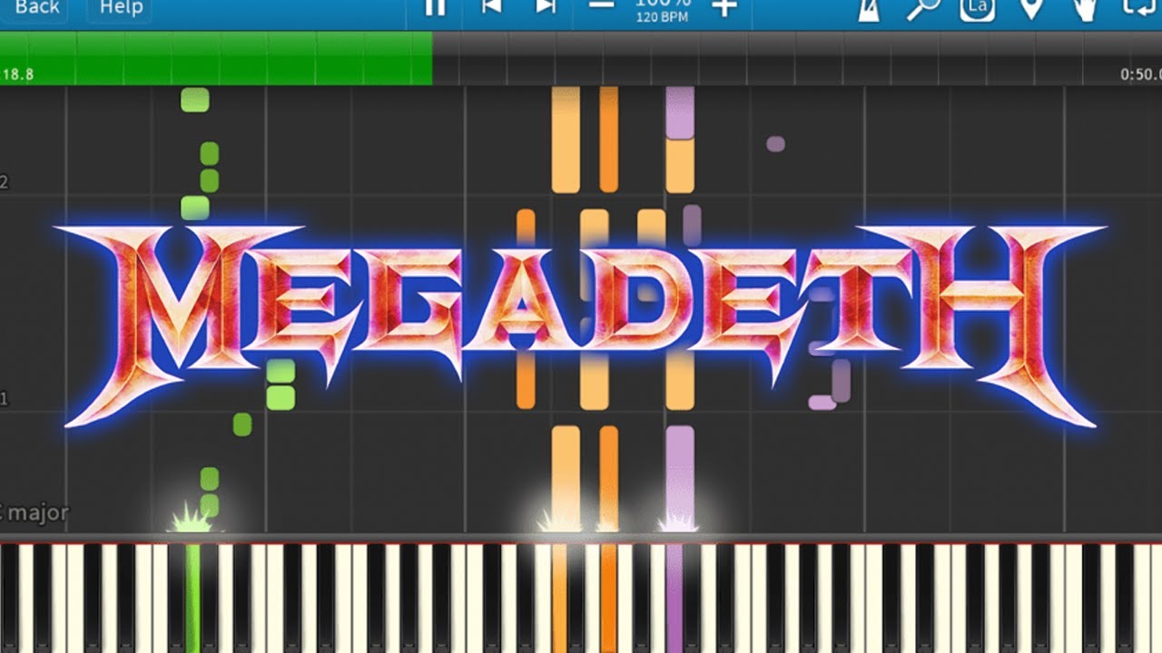 How To Play Megadeth - Tornado of Souls - Piano Tutorial