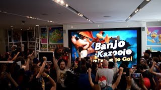 Banjo-Kazooie Reveal for Super Smash Bros. Ultimate Live Reactions at Nintendo NY