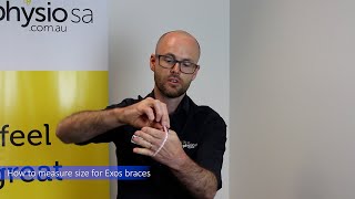 How to measure your hand for fitting an Exos upper limb brace