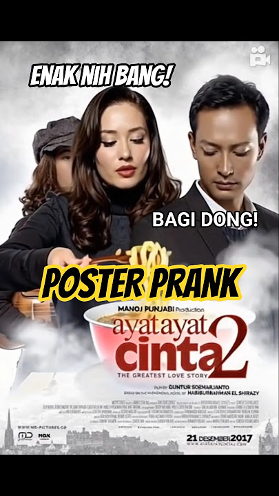 Cara gerakin poster film Ayat Ayat Cinta 2 #shorts #lucu