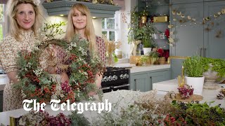 How to make a festive Christmas wreath