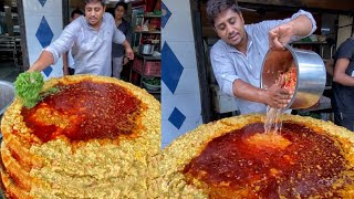 VOLCANO PAVBHAJI of Gujarat😱😱 पाव भाजी की नदियाँ बहती हैं यहाँ😳😳 Indian Street Food | Surat
