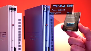 Smart PS2 Memory Card With WiFi, Micro SD, And OLED Display! | MemCard Pro 2