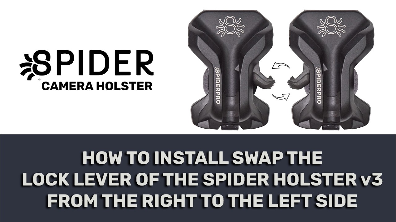 Spider Holster - Tutorial - SpiderPro Holster v3 , Thumb Lock Swap from ...