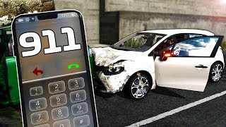 SAVING PEOPLE AFTER A TERRIBLE CAR CRASH! - Accident Gameplay screenshot 2