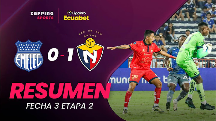 CS Emelec 0 - 1 El Nacional / Resumen Fecha 3 / 2da Etapa / LigaPro Ecuabet