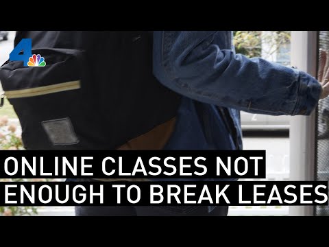 Students Are Stuck in Leases as Colleges Go Online During Coronavirus Pandemic | NBCLA