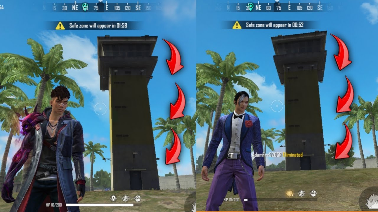 Hayato vs Shirou Jump Damage Challenge 2021 | Hayato vs Shirou | Garena Free Fire Challenge 2021🔥