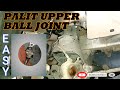 Replace upper ball joint.