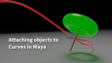 Attaching objects to a Curve in Maya