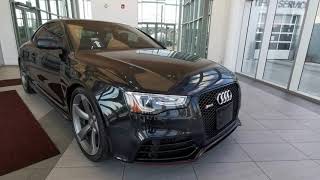 Black 2014 Audi RS 5 Coupe Review Edmonton AB - Wolfe Cadillac