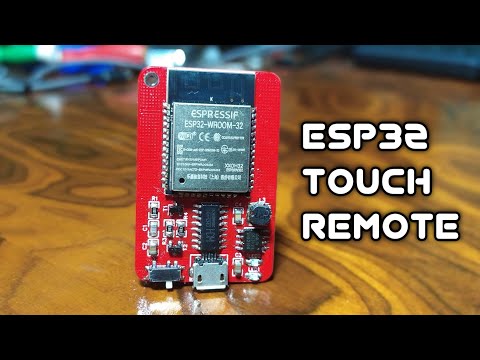 Portable wireless Touch remote using ESP32