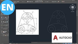 AutoCAD - 2D Tutorial for Beginners - Exercise 10