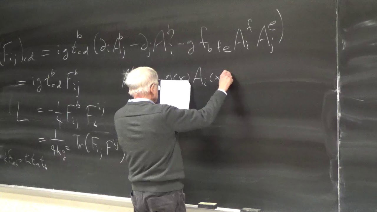 Lecture of April 10, 2019: Quantum Field Theory II at UNM by Kevin ...