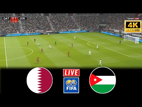 Pes 21 Gameplay | Qatar vs Jordan (1-2) | All Goals &amp; Full Match Highlight | Football Highilights