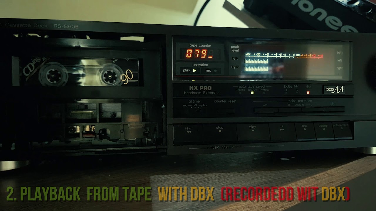 Technics RS-B 605 (manually adjusted without measuring instruments